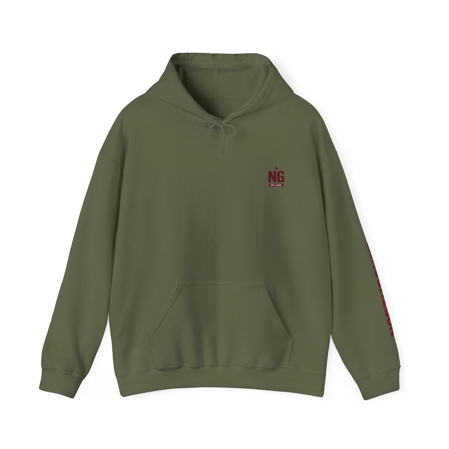 Mining Hoodie — Skull Miner 'Rainy River' Safety Graphic Hoodie