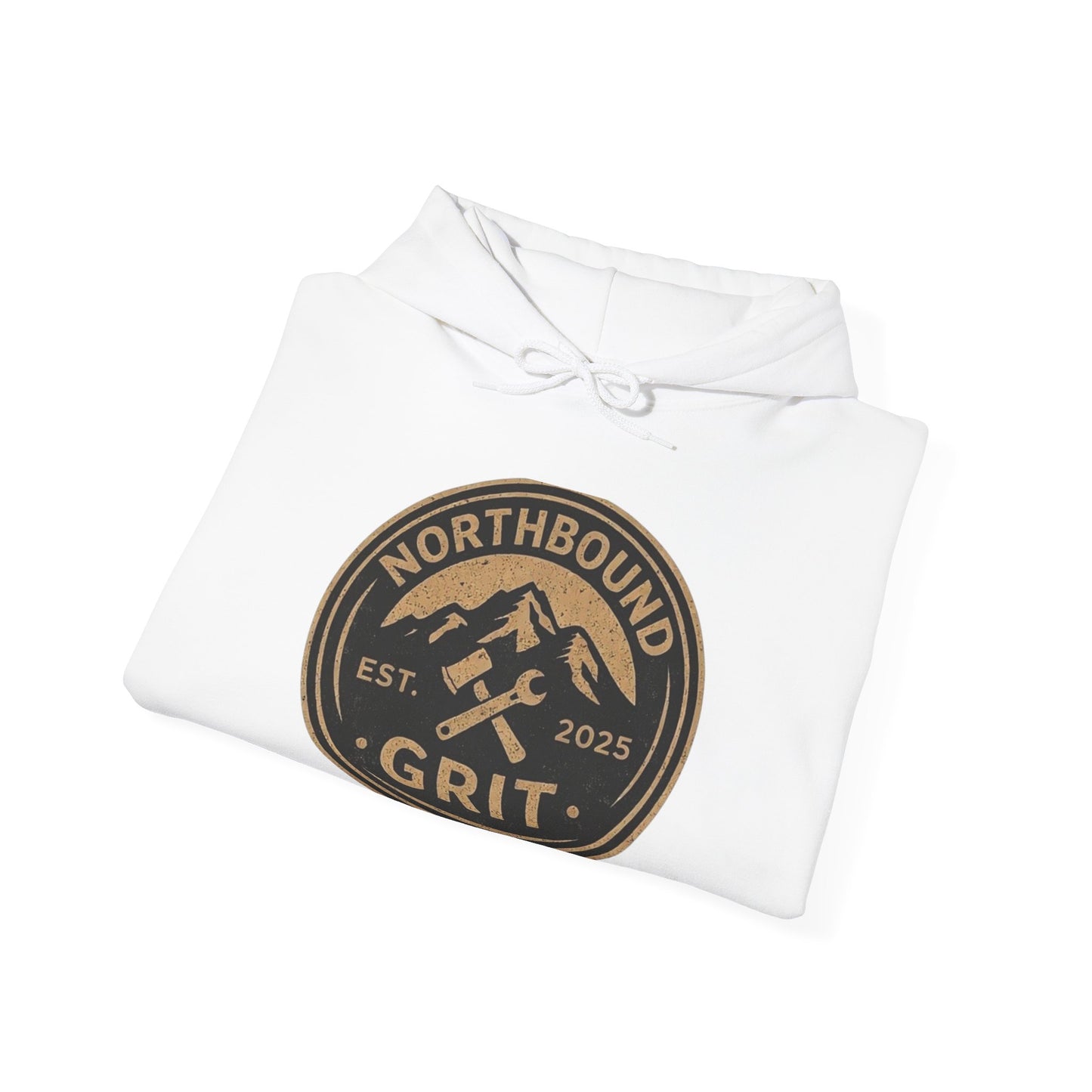 Grit Northbound Mountain Hoodie — Vintage Outdoor Adventure Sweatshirt