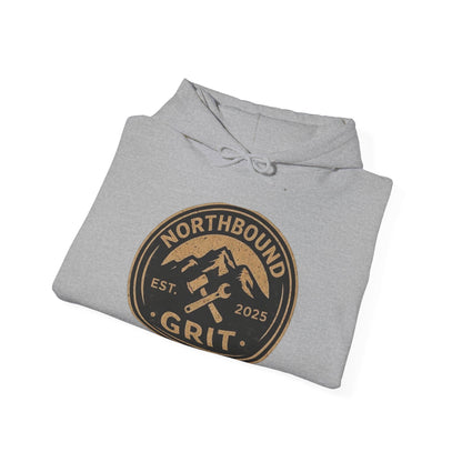 Grit Northbound Mountain Hoodie — Vintage Outdoor Adventure Sweatshirt