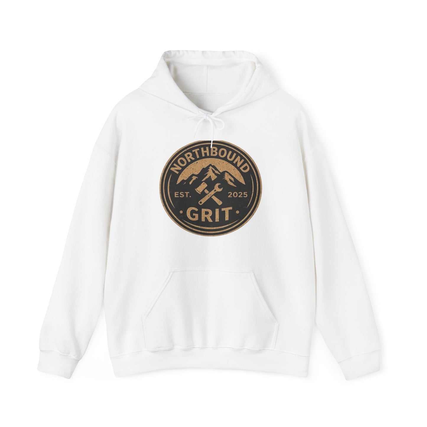 Grit Northbound Mountain Hoodie — Vintage Outdoor Adventure Sweatshirt