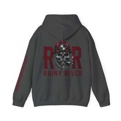 Mining Hoodie — Skull Miner 'Rainy River' Safety Graphic Hoodie