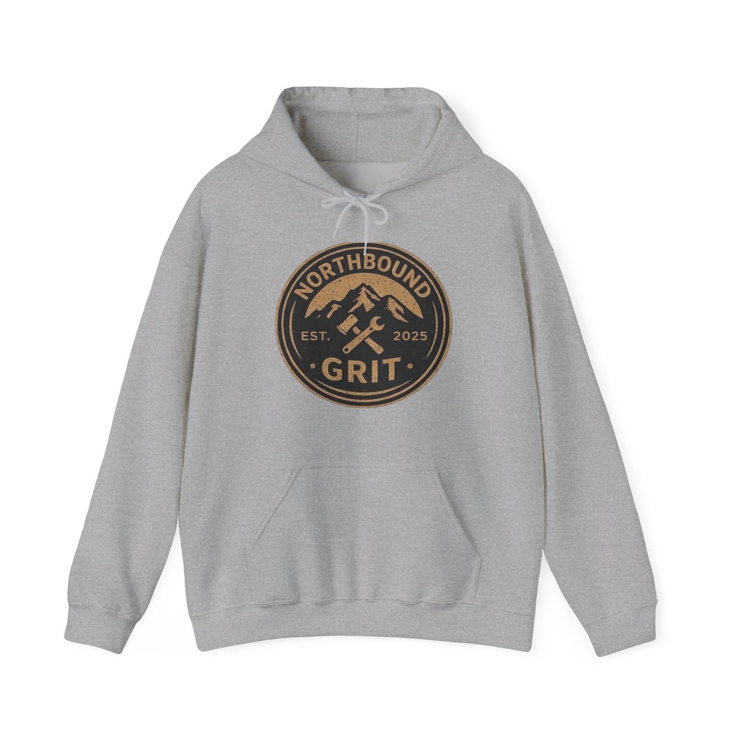 Grit Northbound Mountain Hoodie — Vintage Outdoor Adventure Sweatshirt