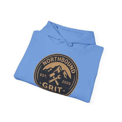 Grit Northbound Mountain Hoodie — Vintage Outdoor Adventure Sweatshirt