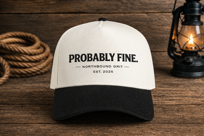 Probably Fine Two-Tone Trucker Hat – Northbound Grit
