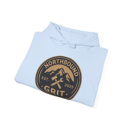 Grit Northbound Mountain Hoodie — Vintage Outdoor Adventure Sweatshirt