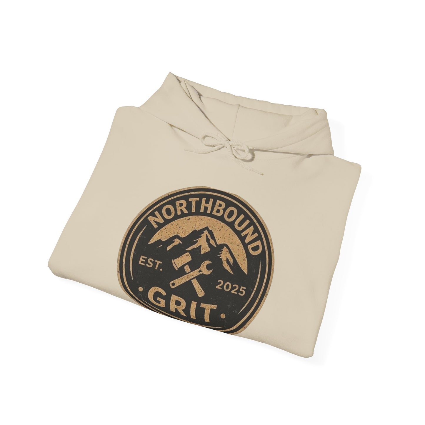 Grit Northbound Mountain Hoodie — Vintage Outdoor Adventure Sweatshirt