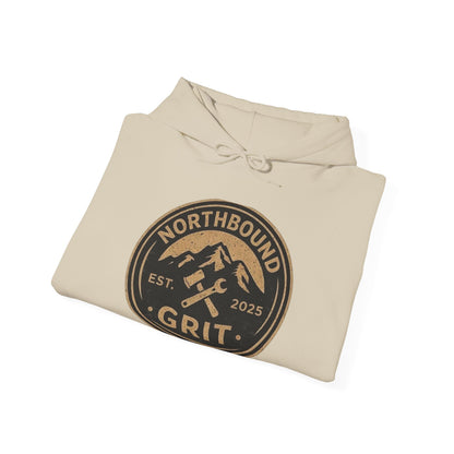 Grit Northbound Mountain Hoodie — Vintage Outdoor Adventure Sweatshirt
