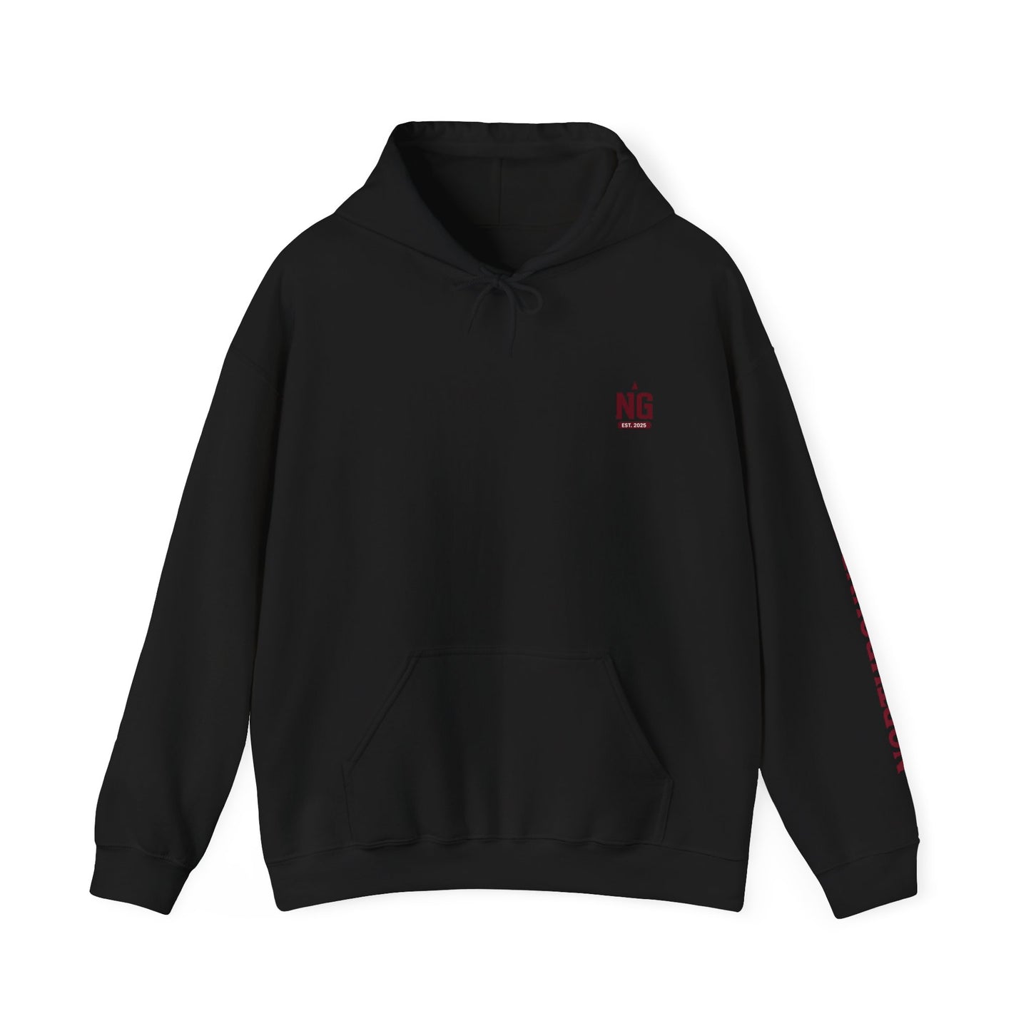 Mining Hoodie — Skull Miner 'Rainy River' Safety Graphic Hoodie