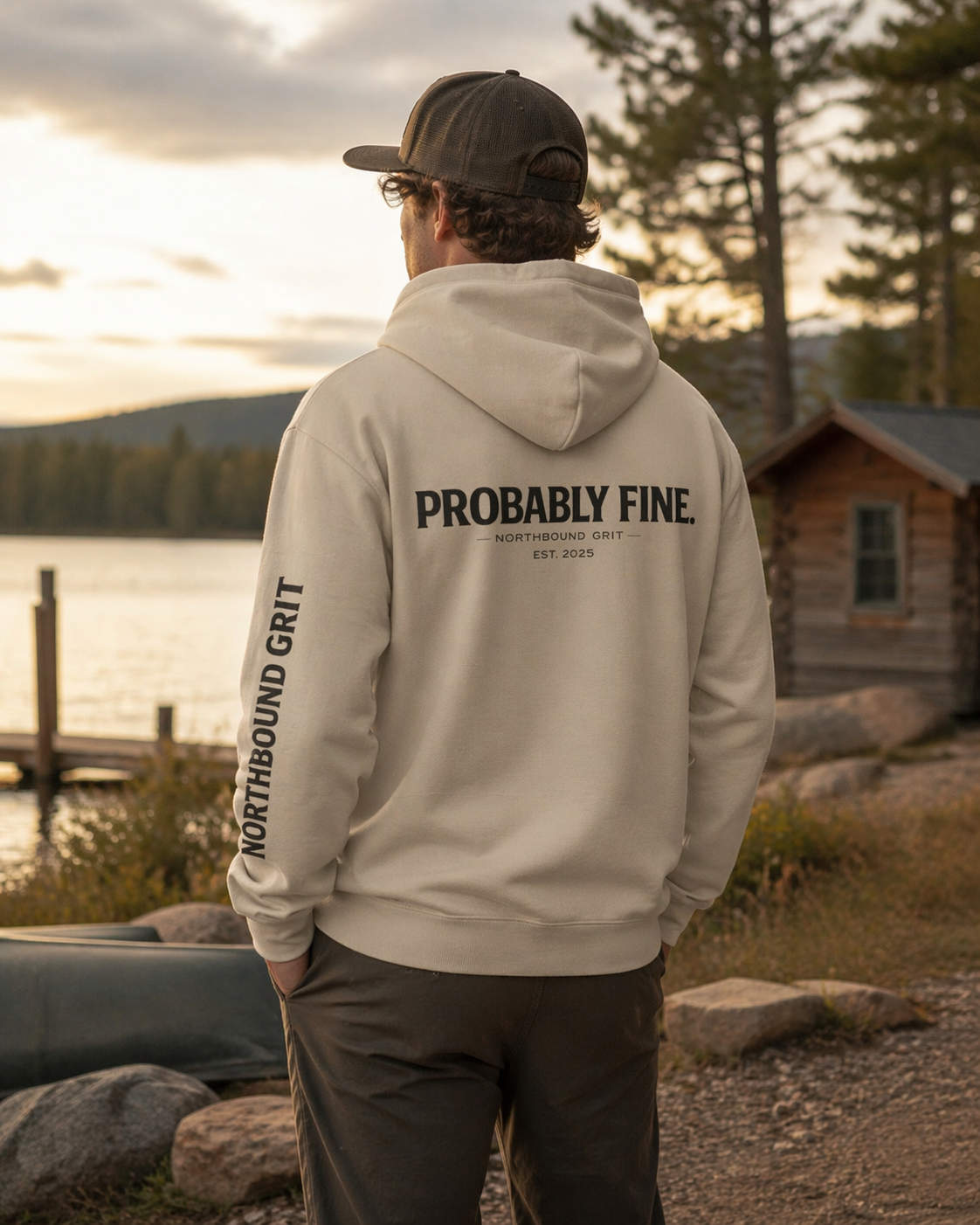 Probably Fine Hoodie – Northbound Grit