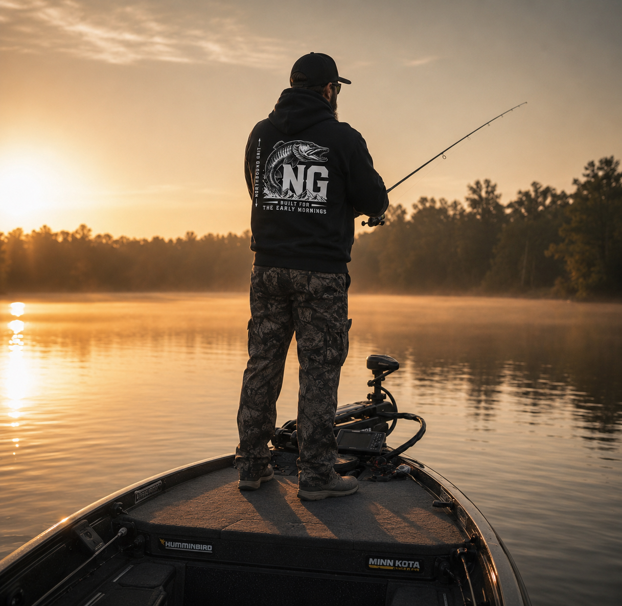 Fishing Hoodie — Built for Early Mornings, On-the-Water Grit